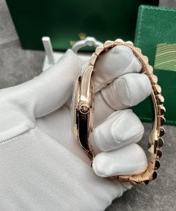 Rolex Day-Date Real Gold 18K Customs Diamond Chocolate Dial 40mm (2)