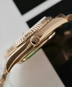 Rolex Day-Date Replica 11 Watch Pink Dial Gold Wrapped GM Factory 40mm (2)