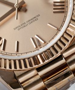 Rolex Day-Date Replica 11 Watch Pink Dial Gold Wrapped GM Factory 40mm (2)