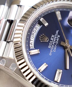 Rolex Day-Date Replica Watch Blue Dial Weight 175gram GM Factory 40mm (2)