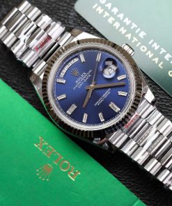 Rolex Day-Date Replica Watch Blue Dial Weight 175gram GM Factory 40mm (2)