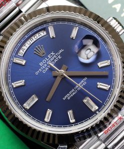 Rolex Day-Date Replica Watch Blue Dial Weight 175gram GM Factory 40mm (2)