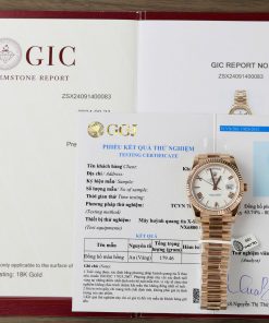 Rolex Day-Date Replica Watch White Dial Gold Wrapped GM Factory 40mm (2)