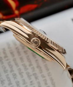 Rolex Day-Date Replica Watch White Dial Gold Wrapped GM Factory 40mm (2)