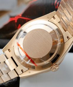 Rolex Day-Date Rose Gold Wrapped Customs Mother Of Pearl Dial & Moissanite GM V3 40mm (14)