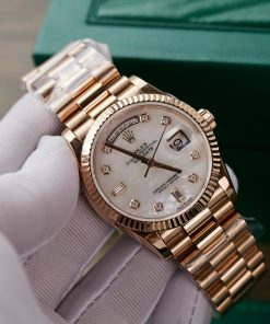 Rolex Day-Date Rose Gold Wrapped Mother Of Pearl Dial GM Factory 36mm (10)