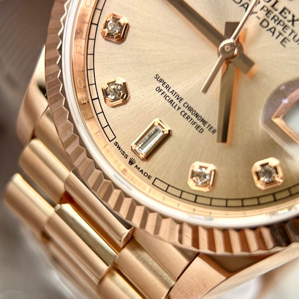 Rolex Day-Date Rose Gold Wrapped Sundust Dial GM Factory 36mm (6)