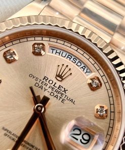 Rolex Day-Date Rose Gold Wrapped Sundust Dial GM Factory 36mm (6)