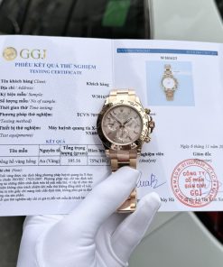 Rolex Daytona 116505 18K Solid Gold Watch with Diamond Numbers (8)