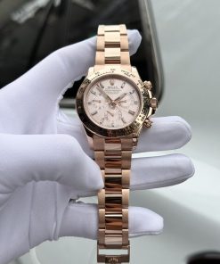 Rolex Daytona 116505 18K Solid Gold Watch with Diamond Numbers (8)