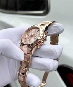 Rolex Daytona 116505 18K Solid Gold Watch with Diamond Numbers (8)