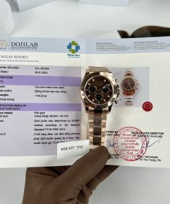 Rolex Daytona 116505 Replica Watches 18K Gold Wrapped Chocolate Dial 40mm (1)