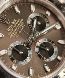 Rolex Daytona 116505 Replica Watches 18K Gold Wrapped Chocolate Dial 40mm (1)