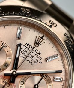 Rolex Daytona 116505 Replica Watches 18K Gold Wrapped Pink Dial 40mm (1)