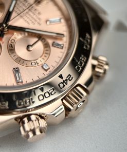 Rolex Daytona 116505 Replica Watches 18K Gold Wrapped Pink Dial 40mm (1)