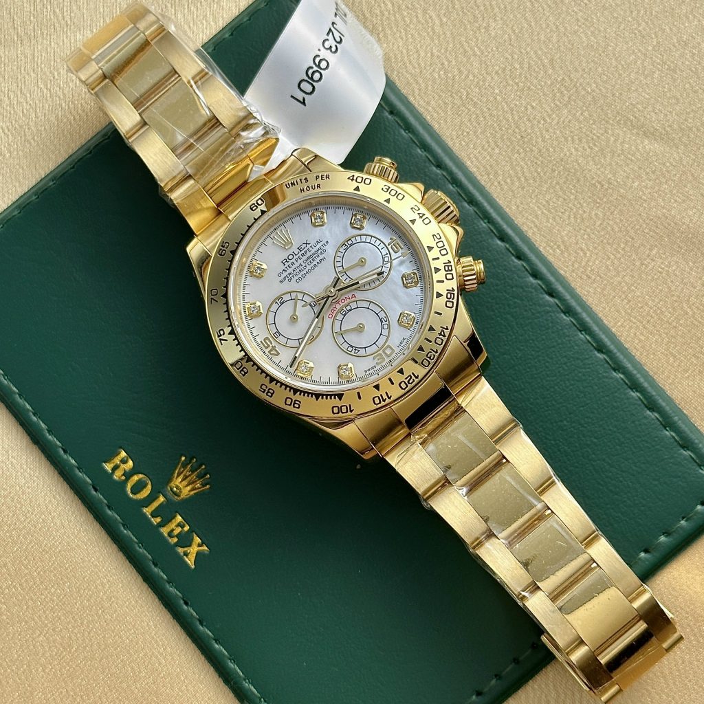 Rolex Daytona 116508 18K Gold Wrapped Mother Of Pearl Dial 40mm (1)