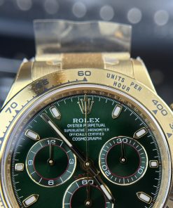 Rolex Daytona 116508 Loki Green Dial Replica Watches Clean Factory 40mm (1)