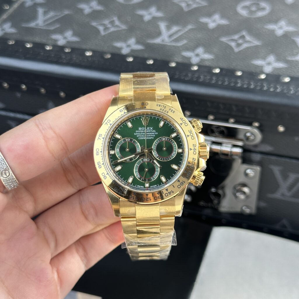 Rolex Daytona 116508 Loki Green Dial Replica Watches Clean Factory 40mm (1)
