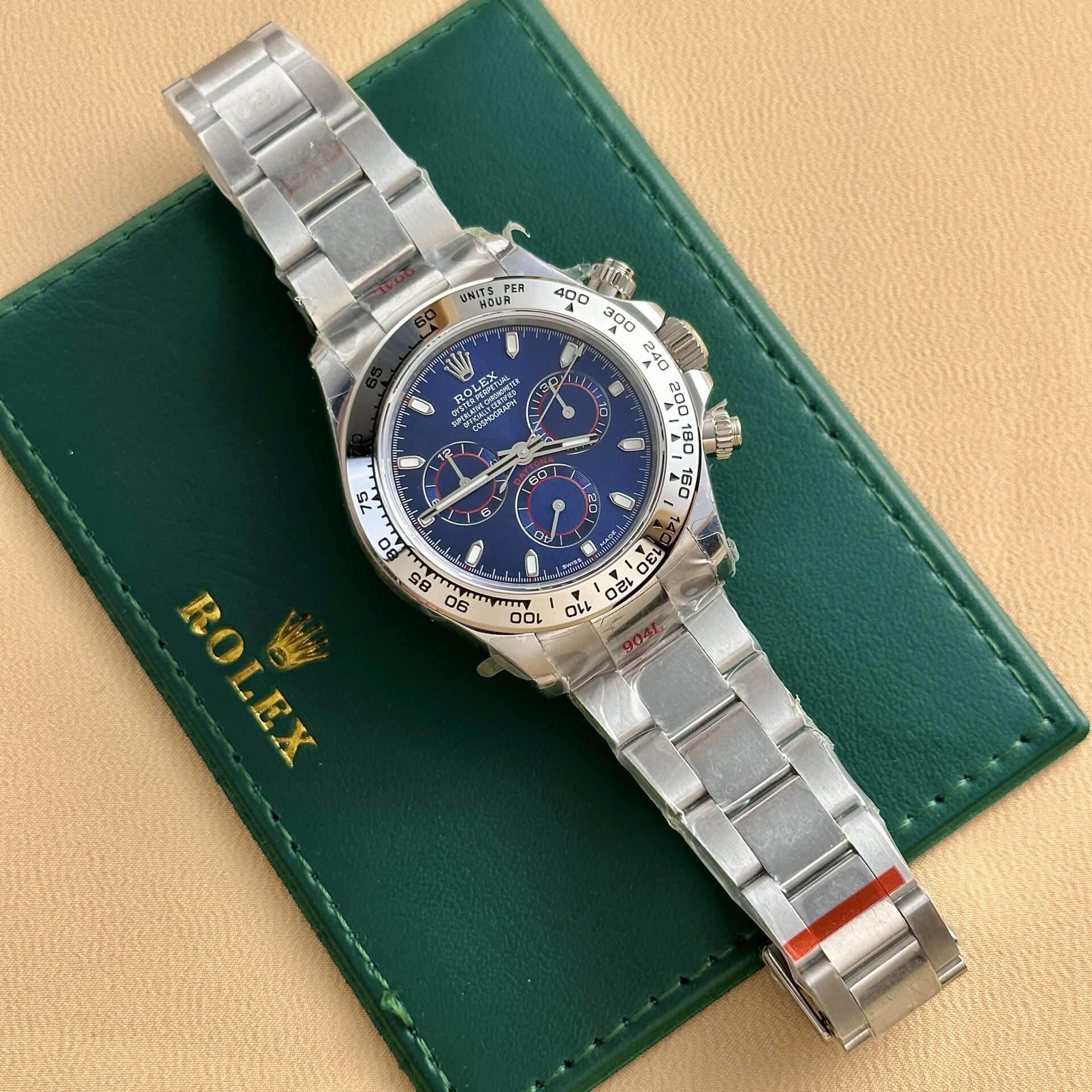 Rolex Daytona 116509 Weight Correction Watch 173gram Blue Dial 40mm (3) Rolex Daytona 116509 Weight Correction Watch 173gram Blue Dial 40mm (1)