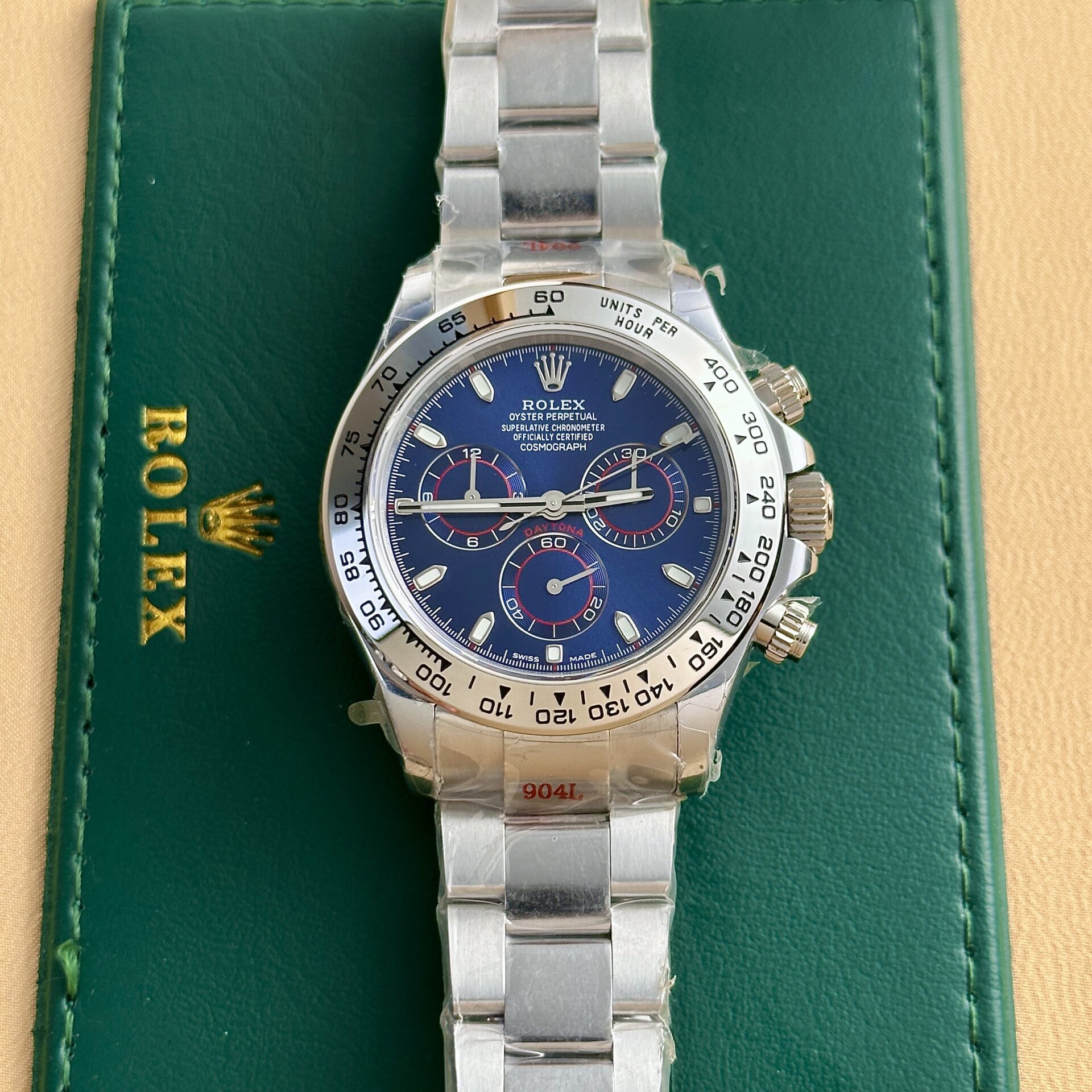 Rolex Daytona 116509 Weight Correction Watch 173gram Blue Dial 40mm (4) Rolex Daytona 116509 Weight Correction Watch 173gram Blue Dial 40mm (1)