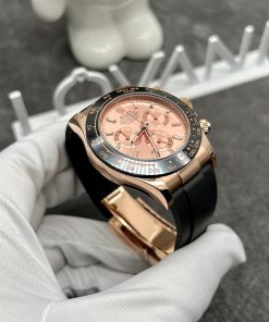 Rolex Daytona 116515LN Real Gold 18K Diamonds Baguette Numerals 40mm (3)