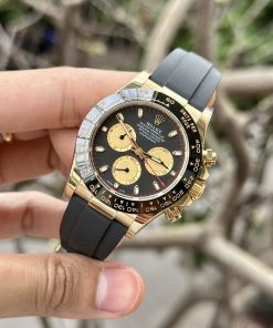 Rolex Daytona 116518LN Replica Watches Yellow & Black Dial 40mm (9)