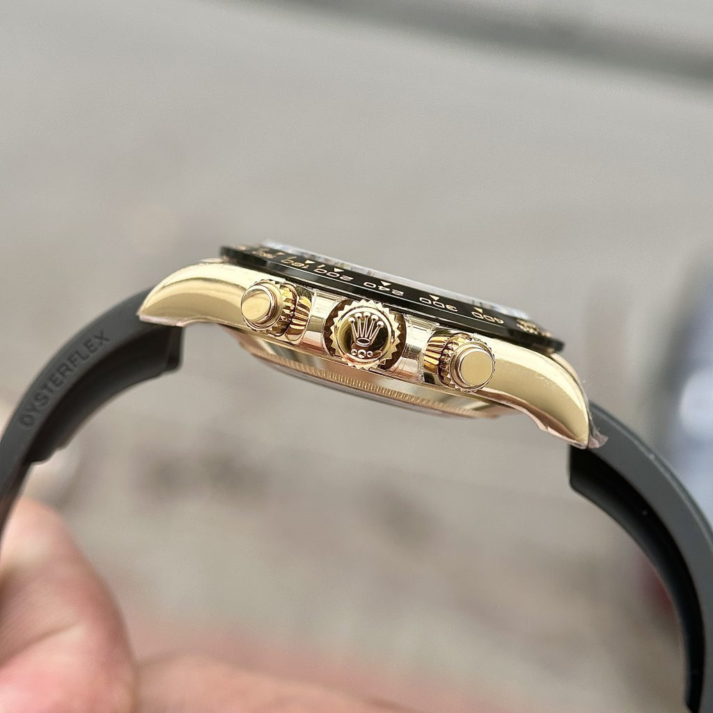 Rolex Daytona 116518LN Replica Watches Yellow & Black Dial 40mm (9)