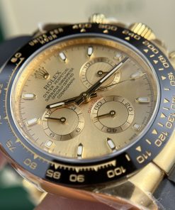 Rolex Daytona 116518LN Yellow Champagne Dial Best Replica Clean Factory 40mm (5)