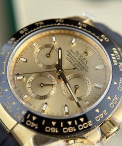 Rolex Daytona 116518LN Yellow Champagne Dial Best Replica Clean Factory 40mm (7)