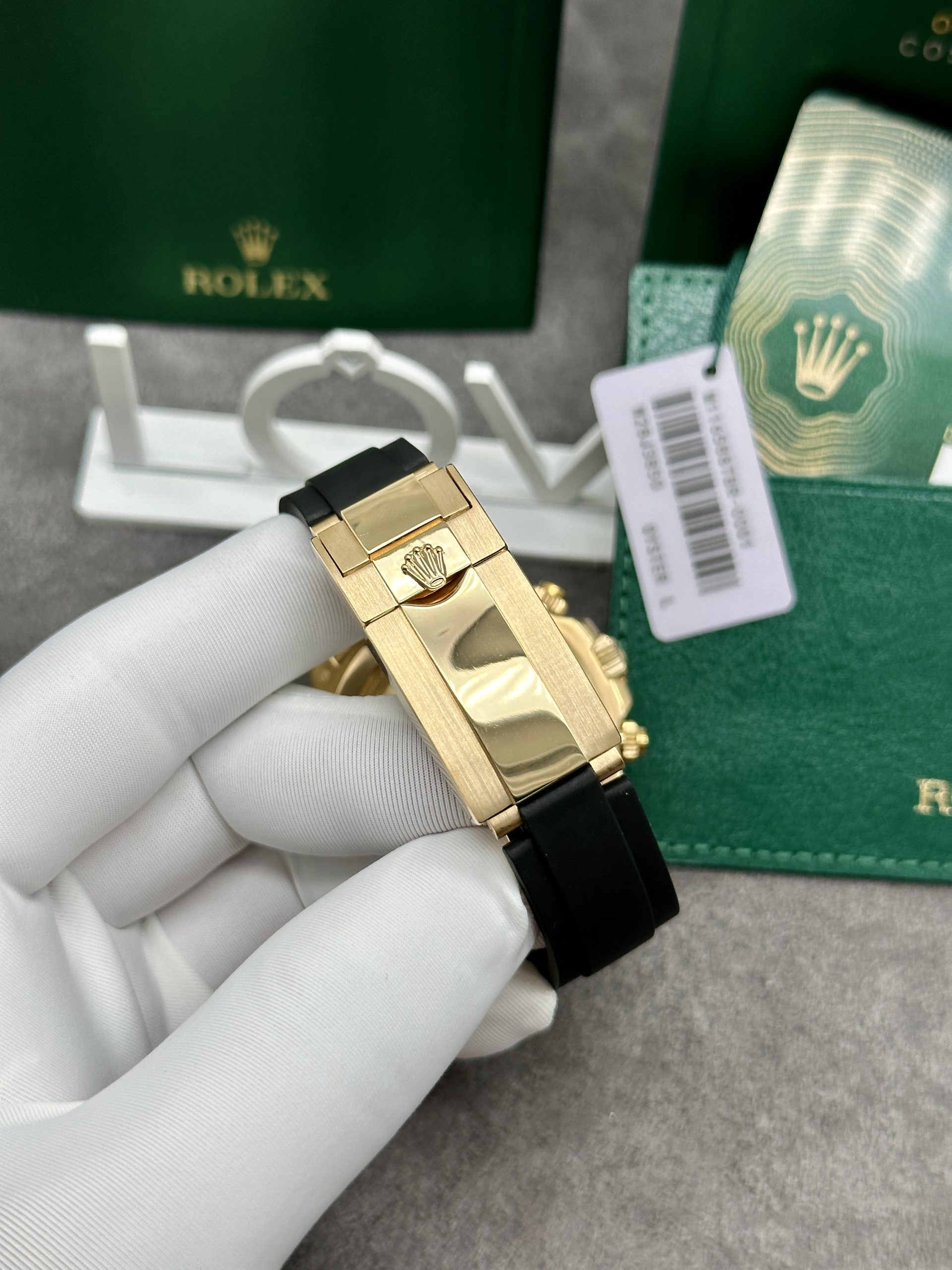 Rolex Daytona 116588TBR Eye Of Tiger Solid Gold Watch and Diamonds (3) Rolex Daytona 116588TBR Eye Of Tiger Solid Gold Watch and Diamonds (1)