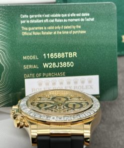 Rolex Daytona 116588TBR Eye Of Tiger Solid Gold Watch and Diamonds (1)