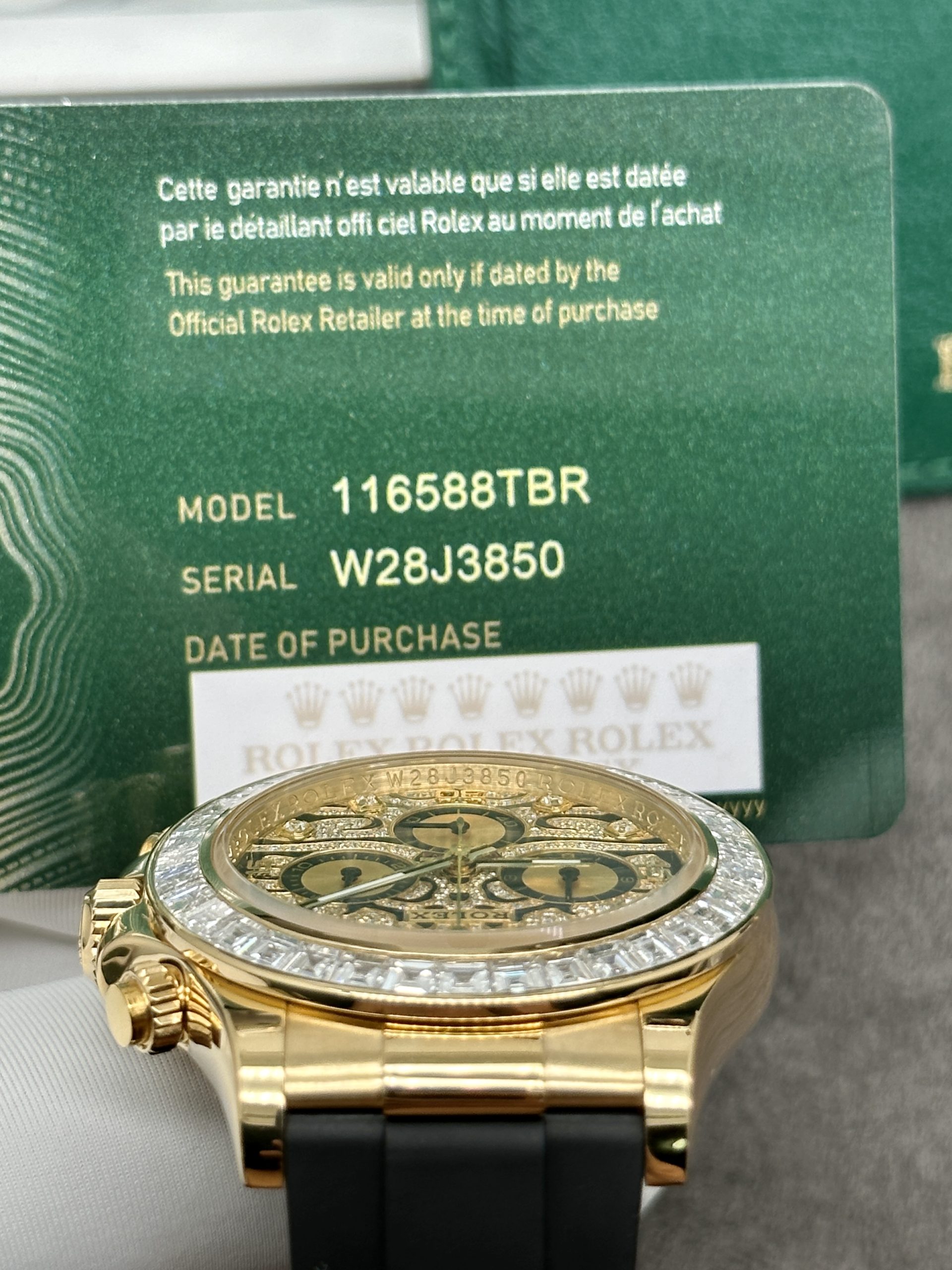 Rolex Daytona 116588TBR Rolex Daytona 116588TBR Eye Of Tiger Solid Gold Watch and Diamonds (1)