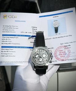 Rolex Daytona 116589TBR Eye Of Tiger Custom Moissanite Diamonds 40mm (2)