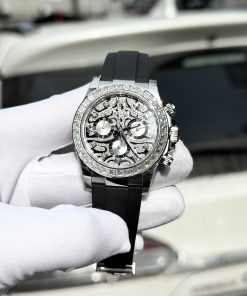 Rolex Daytona 116589TBR Eye Of Tiger Custom Moissanite Diamonds 40mm (2)