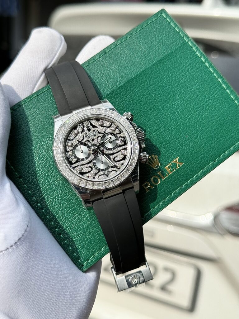Rolex Daytona 116589TBR Eye Of Tiger Custom Moissanite Diamonds 40mm (2)
