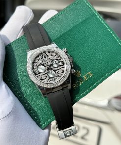 Rolex Daytona 116589TBR Eye Of Tiger Custom Moissanite Diamonds 40mm (2)