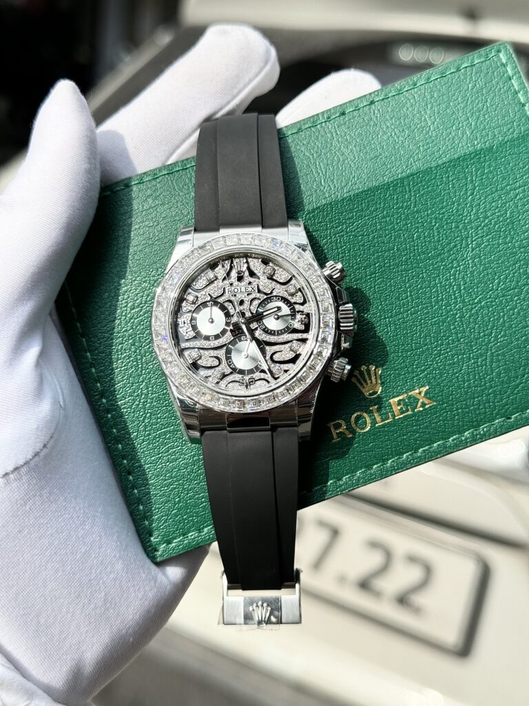 Rolex Daytona 116589TBR Eye Of Tiger Custom Moissanite Diamonds 40mm (8)