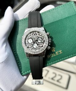 Rolex Daytona 116589TBR Eye Of Tiger Custom Moissanite Diamonds 40mm (8)