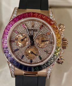 Rolex Daytona 116595RBOWDP Natural Diamond & Ruby Solid Gold Watch (4)