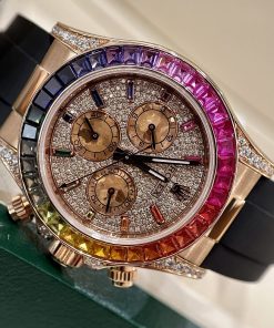 Rolex Daytona 116595RBOWDP Natural Diamond & Ruby Solid Gold Watch (4)