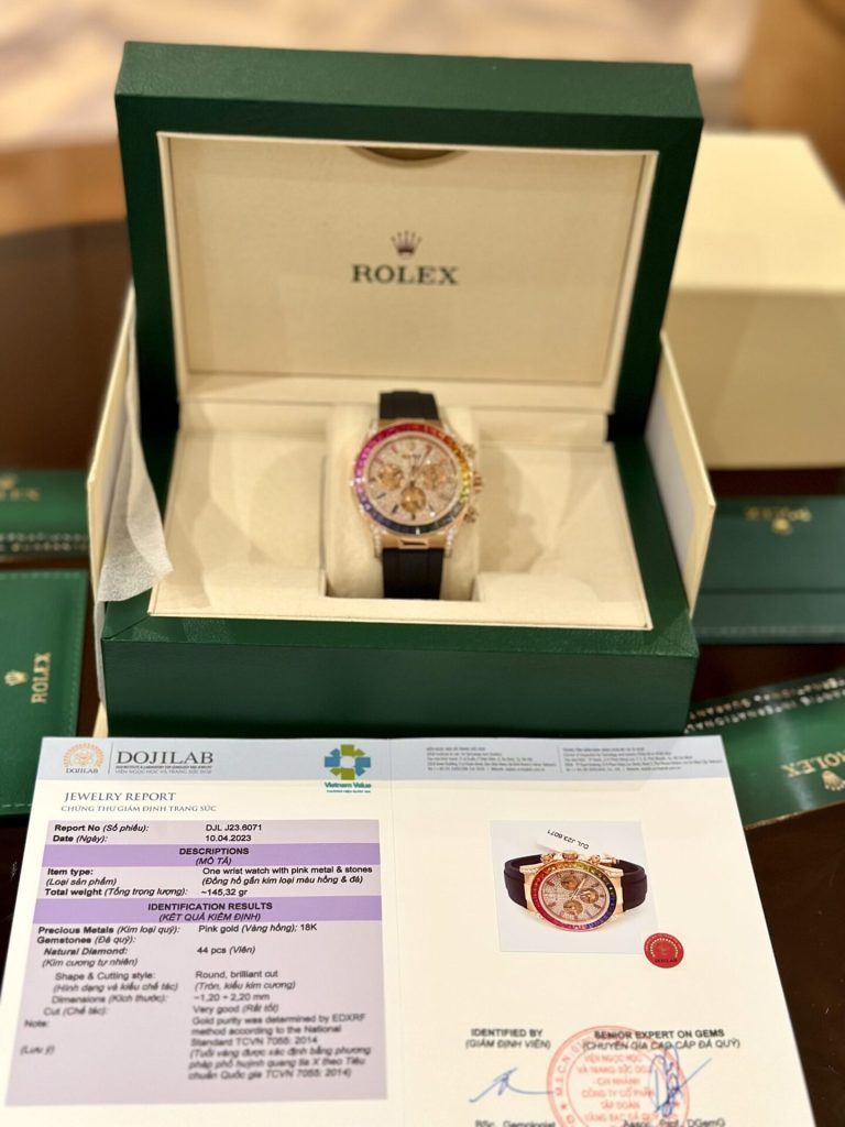 Rolex Daytona 116595RBOWDP Natural Diamond & Ruby Solid Gold Watch (4)