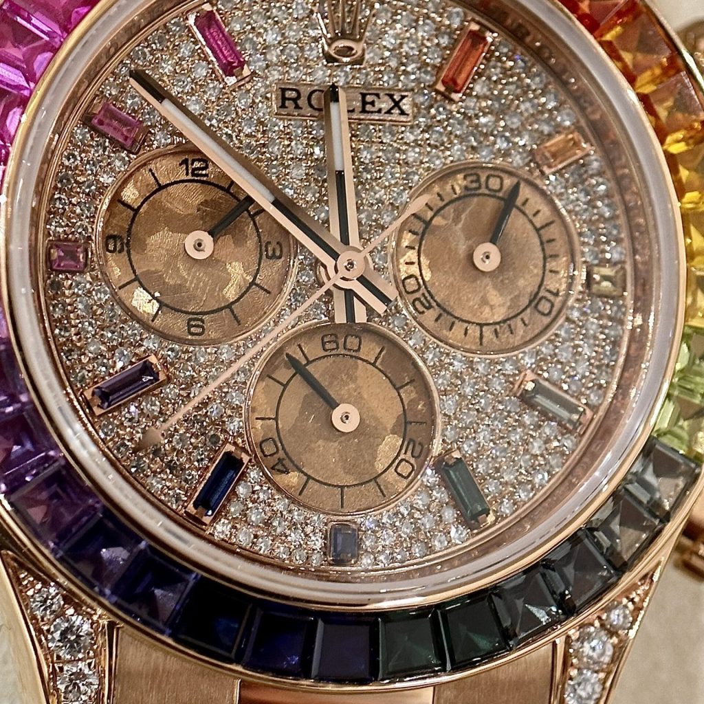 Rolex Daytona 116595RBOWDP Natural Diamond & Ruby Solid Gold Watch (4)