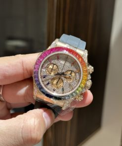 Rolex Daytona 116595RBOWDP Natural Diamond & Ruby Solid Gold Watch (4)