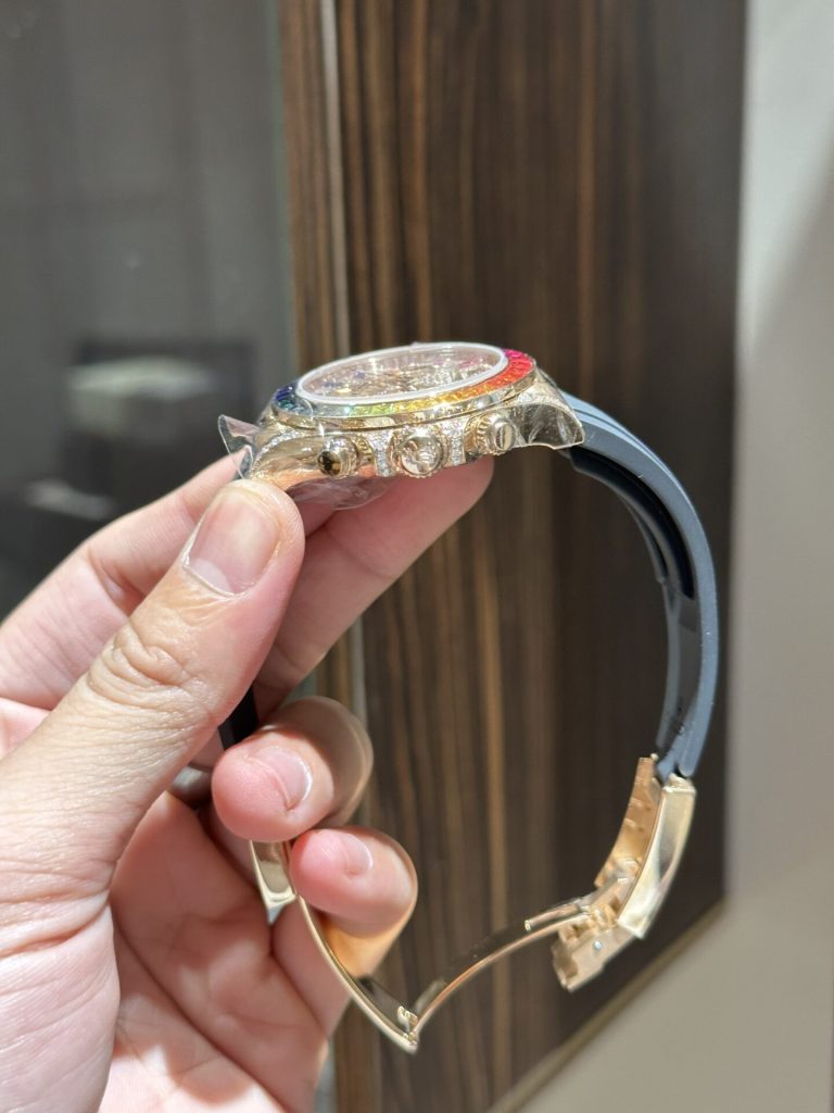 Rolex Daytona 116595RBOWDP Natural Diamond & Ruby Solid Gold Watch (4)