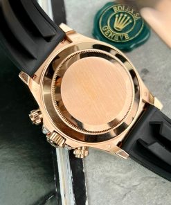 Rolex Daytona 18K Rose Gold Wrapped and Moissanite Diamonds Rep 11