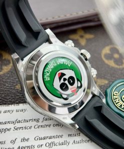 Rolex Daytona Best Replica Custom Purple Mother Of Pearl Dial & Moissanite BTF 40mm (2)