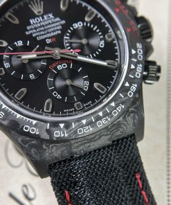 Rolex Daytona Diw Carbon Replica Watches Full Carbon 40mm (7)