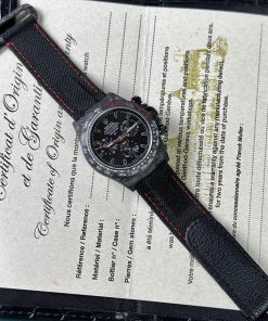 Rolex Daytona Diw Carbon Replica Watches Full Carbon 40mm (7)