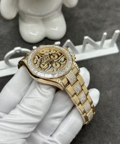 Rolex Daytona Eye Of The Tiger 116598TBR Real Gold & Diamonds Best Quality 40mm (11)