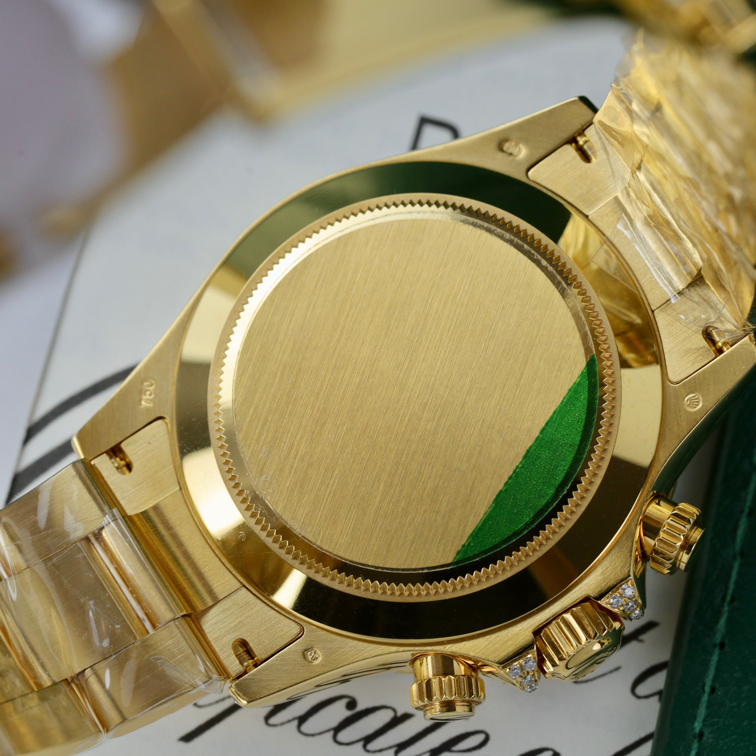 Rolex Daytona Eye Of Tiger Gold Wrapped Customs Moissanite Diamonds (11) Rolex Daytona Eye Of Tiger Gold Wrapped Customs Moissanite Diamonds (13)